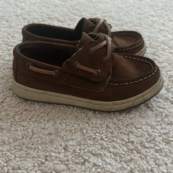 Sperry top-sider toddler boat shoes size 10W - Picture 3 of 4